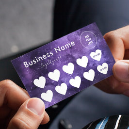 Lila Night Sky Cosmic Galaxy Social Media Logo L Treuekarte