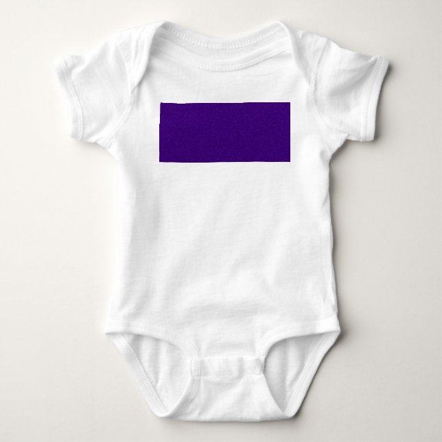 Lila Noise Custom Baby Bodysuit Strampler (Vorderseite)