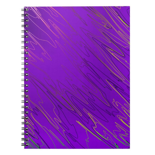 Lila Notebook aus Marbon Notizblock (Vorderseite)