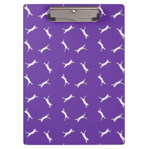 lila Notebook Klemmbrett