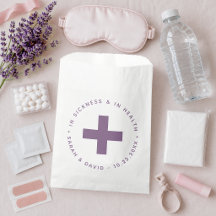 Lila Notfallkit für Kranken und Gesundheit