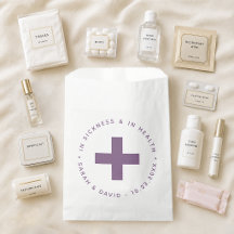 Lila Notfallkit für Kranken und Gesundheit