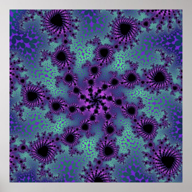 Lila Obliteration Poster (Vorne)