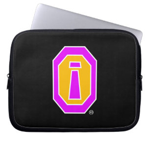 Lila Obsidian - Laptop-Sieb Laptopschutzhülle