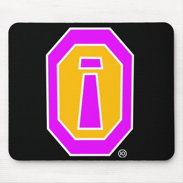 Lila Obsidian - Mousepad (Vorne)