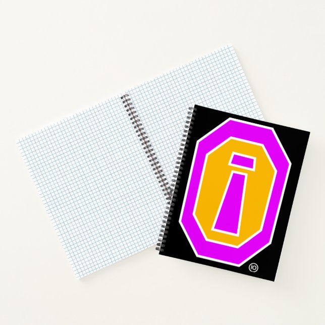 Lila Obsidian - Notebook Notizbuch (Innenseite)