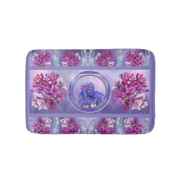 Lila Ocean Mermaid Bath Mat Badematte