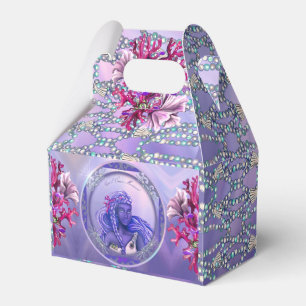 Lila Ocean Mermaid Gevor Box Geschenkschachtel