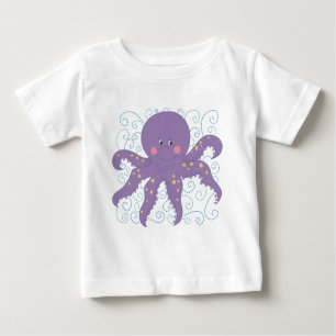 Lila Octopus-T - Shirt und -Geschenke