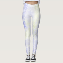 Lila Olivenöl Abstrakt Leggings