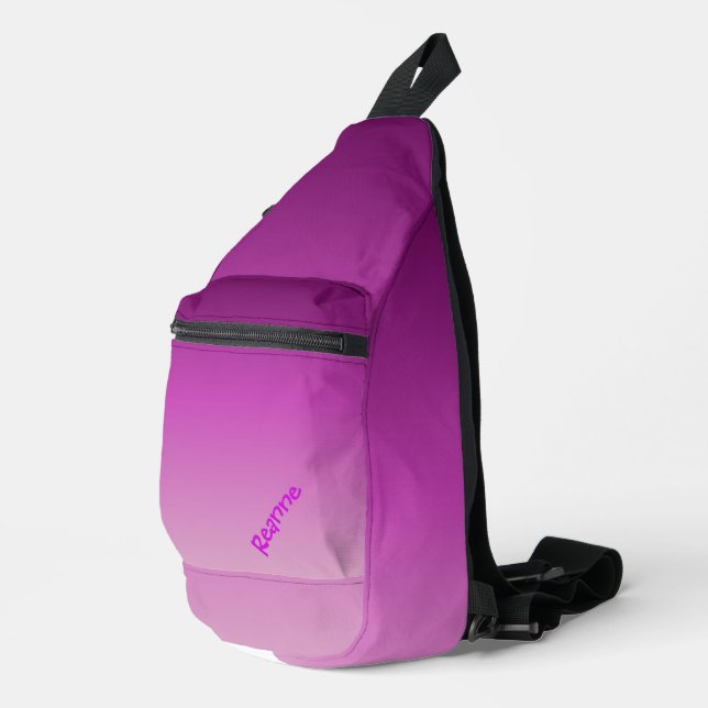 Lila Ombre Crossbody Bag (Rechte Ecke)