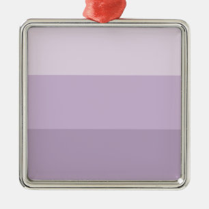 Lila Ombre-Gestreift Ornament Aus Metall