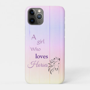 Lila Ombré Girl Lieben Skripte Case-Mate iPhone Hülle