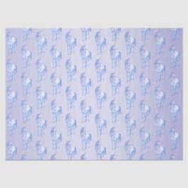 Lila Ombre Magical Unicorn Seidenpapier