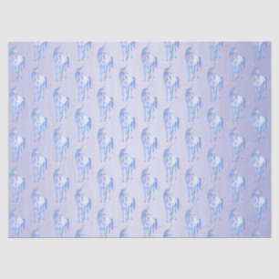 Lila Ombre Magical Unicorn Seidenpapier