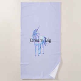 Lila Ombre Magical Unicorn Strandtuch