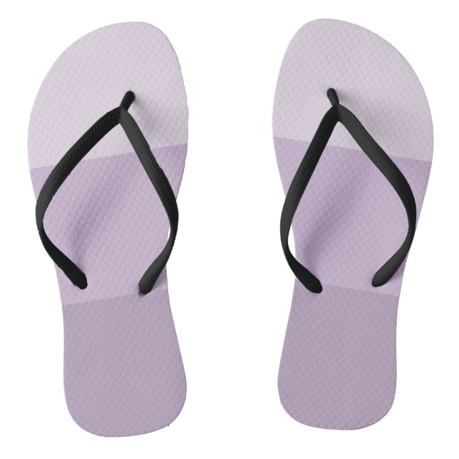 Lila Ombre Streifen Flip Flops (Fußbett)