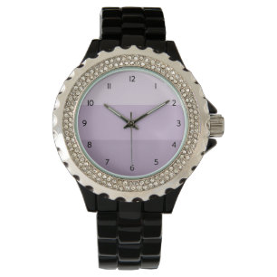 Lila Ombre Strip Watch Armbanduhr