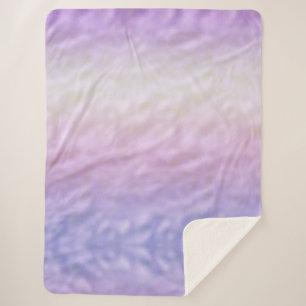 Lila Ombre Unicorn Sherpadecke