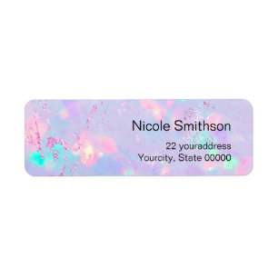 lila opale Hintergrundetiketten