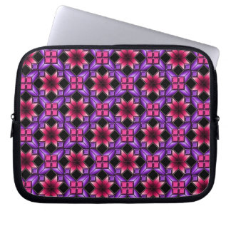 Lila optische Illusion Laptopschutzhülle