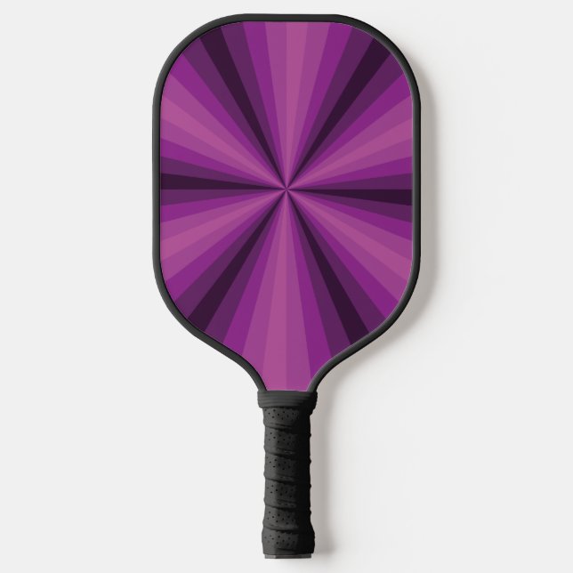 Lila optische Illusion Pickleball Schläger (Vorderseite)