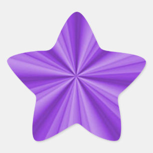 Lila optische Illusion Stern-Aufkleber