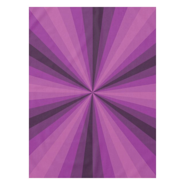Lila optische Illusion Tischdecke (Vorderseite)