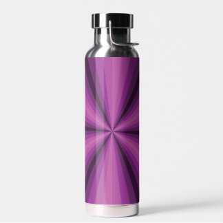 Lila optische Illusion Trinkflasche