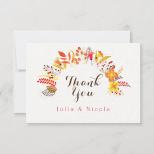 Lila Orange Boho Wildblume Foliage Hochzeit