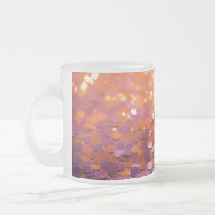 Lila Orange Glitter Hintergrund-77996 Mattglastasse