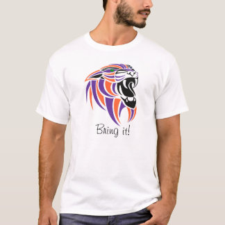 Lila, orange, Schwarzes, holen Sie es! T-Shirt