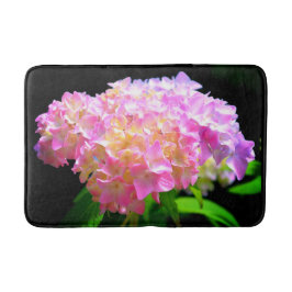 Lila-orangefarbene Hydrangeas Badematte