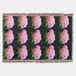 Lila-orangefarbene Hydrangeas Decke