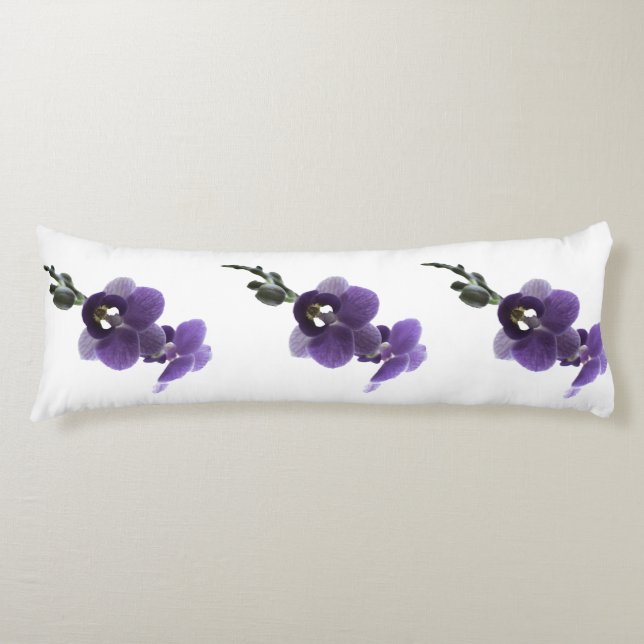 Lila orchid-Blume, Kissen (Vorderseite)