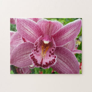 Lila Orchid Elegante Puzzle