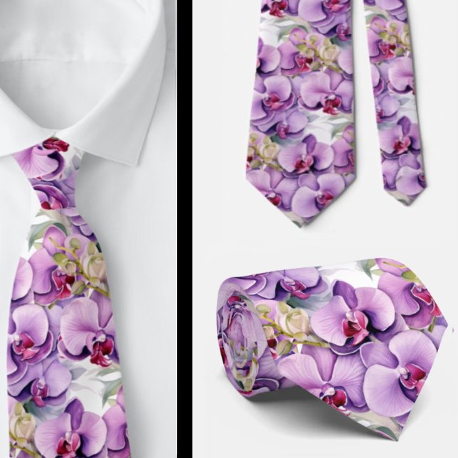 Lila Orchid Krawatte (Von Creator hochgeladen)