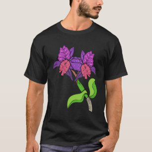 Lila Orchid-Pflanze Hoarder T-Shirt