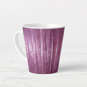 Lila orchid rosa Tinsel Streifen Milchtasse