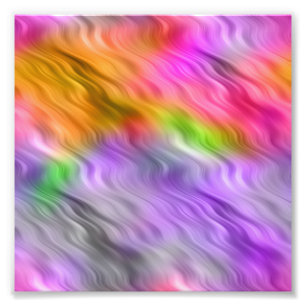 Lila Orchid Wavy Textur Fotodruck