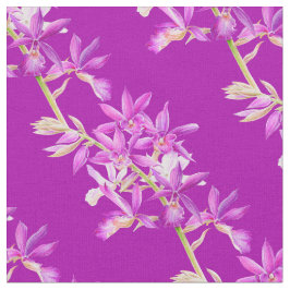 Lila Orchidee Aquarell Blume Florenz Stoff