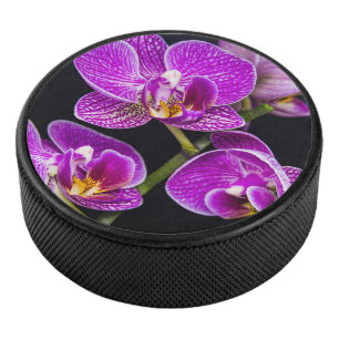 Lila Orchidee Eishockey Puck