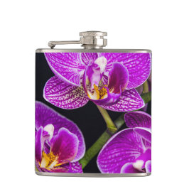 Lila Orchidee Flachmann