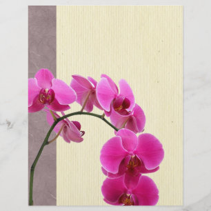 Lila Orchidee Flyer