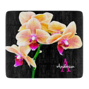 Lila Orchidee Schneidebrett