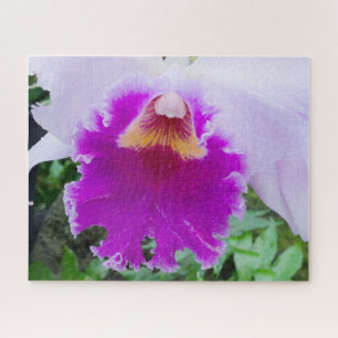 lila Orchideen Nahaufnahme Puzzle