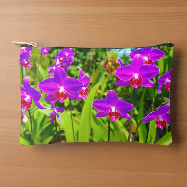 Lila Orchideen-Tasche Zubehörtasche (Von Creator hochgeladen)