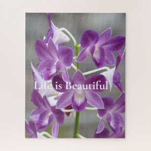 Lila Orchids Kauai Hawaii Puzzle