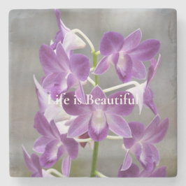 Lila Orchids Kauai Hawaii Steinuntersetzer