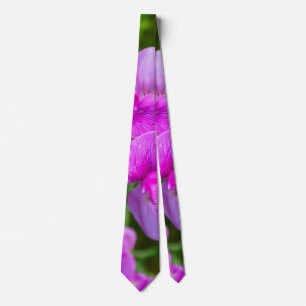 Lila Orchids Neck Tie Krawatte